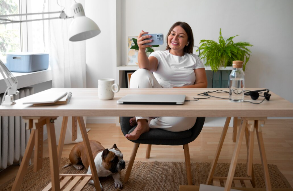 criar um ambiente de trabalho em casa sem gastar muito